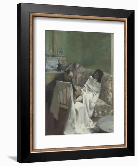 Le pédicure-Edgar Degas-Framed Giclee Print