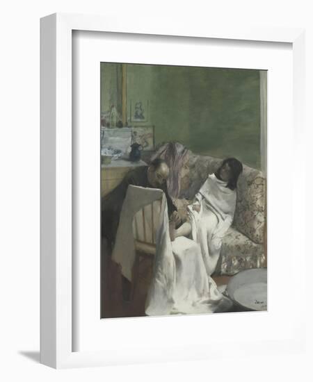 Le pédicure-Edgar Degas-Framed Giclee Print