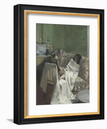 Le pédicure-Edgar Degas-Framed Giclee Print