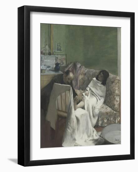 Le pédicure-Edgar Degas-Framed Giclee Print