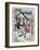 Le Peintre Devant le Village-Marc Chagall-Framed Premium Edition