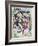 Le Peintre Devant le Village-Marc Chagall-Framed Premium Edition