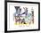 Le Peintre et Son Modele-Pablo Picasso-Framed Collectable Print