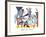 Le Peintre et Son Modele-Pablo Picasso-Framed Collectable Print