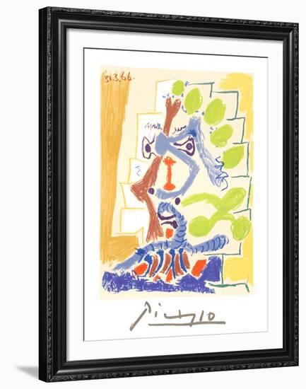 Le Peintre-Pablo Picasso-Framed Collectable Print