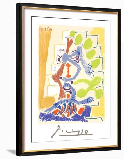 Le Peintre-Pablo Picasso-Framed Collectable Print