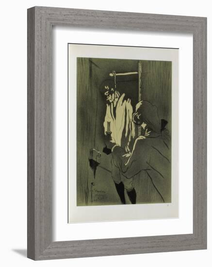 Le Pendu-Henri de Toulouse-Lautrec-Framed Collectable Print