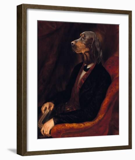 Le Penseur-Thierry Poncelet-Framed Premium Giclee Print