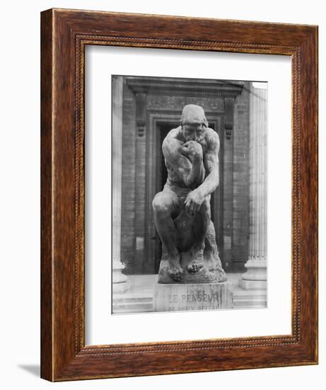 Le Penseur-Auguste Rodin-Framed Giclee Print