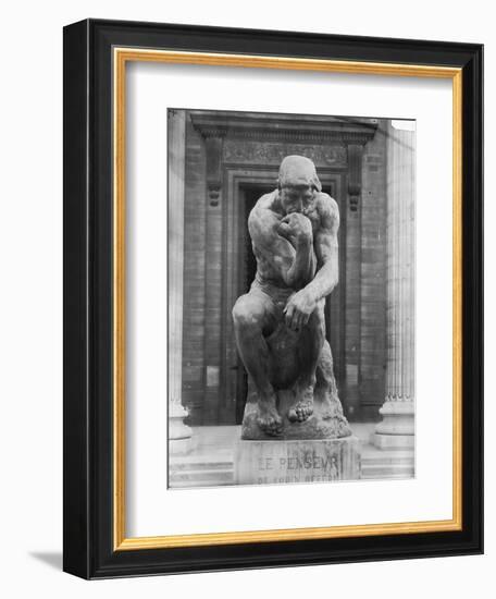 Le Penseur-Auguste Rodin-Framed Giclee Print