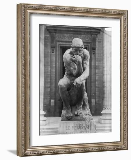 Le Penseur-Auguste Rodin-Framed Giclee Print