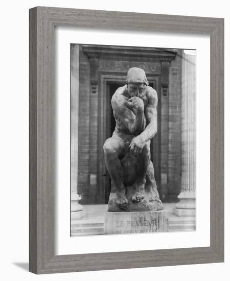 Le Penseur-Auguste Rodin-Framed Giclee Print