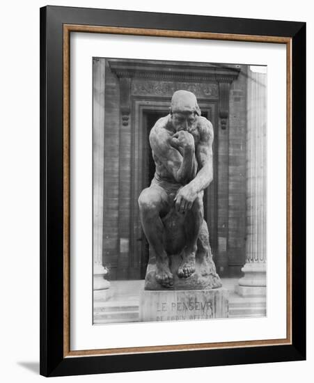 Le Penseur-Auguste Rodin-Framed Giclee Print