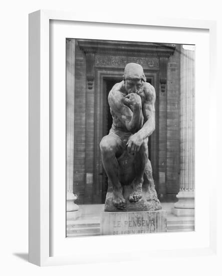 Le Penseur-Auguste Rodin-Framed Giclee Print