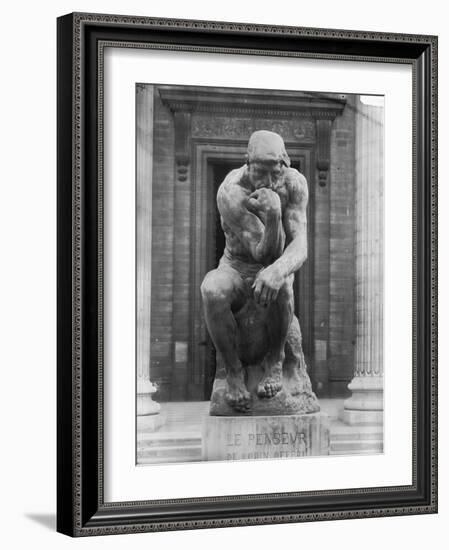 Le Penseur-Auguste Rodin-Framed Giclee Print