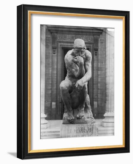 Le Penseur-Auguste Rodin-Framed Giclee Print