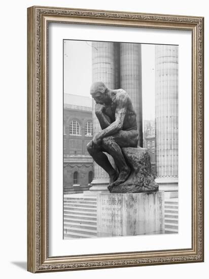 Le Penseur-Auguste Rodin-Framed Giclee Print