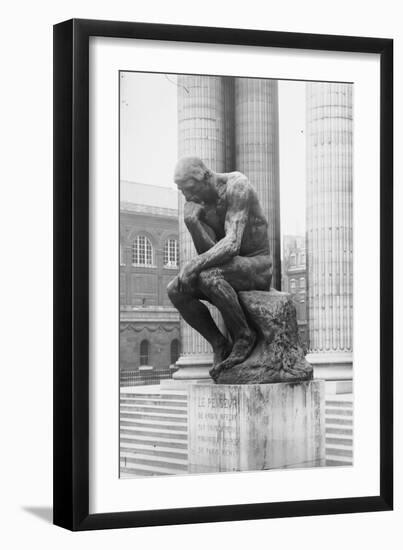 Le Penseur-Auguste Rodin-Framed Giclee Print