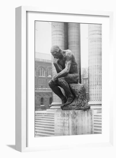 Le Penseur-Auguste Rodin-Framed Giclee Print