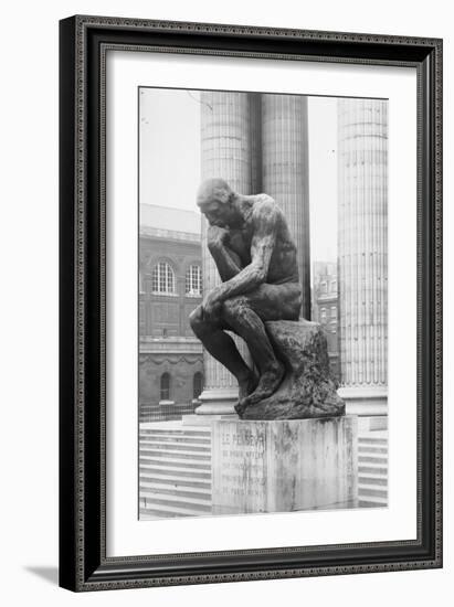 Le Penseur-Auguste Rodin-Framed Giclee Print