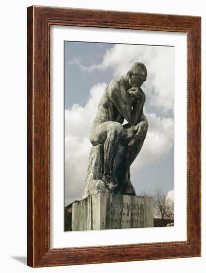 Le Penseur-Auguste Rodin-Framed Giclee Print