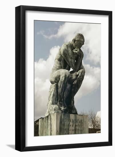 Le Penseur-Auguste Rodin-Framed Giclee Print