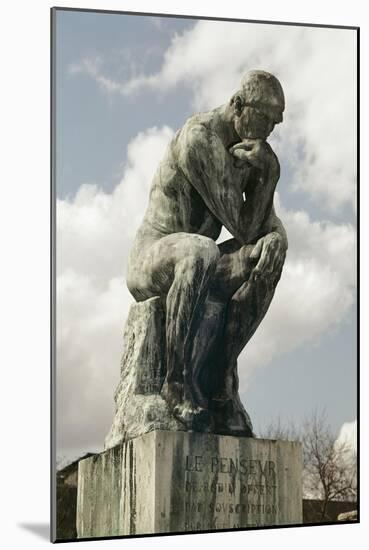 Le Penseur-Auguste Rodin-Mounted Giclee Print