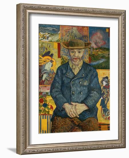 Le Pere Tanguy, c.1887-Vincent van Gogh-Framed Giclee Print