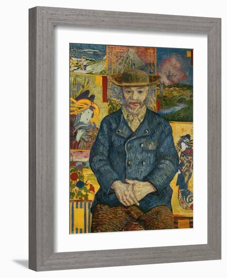 Le Pere Tanguy, c.1887-Vincent van Gogh-Framed Giclee Print