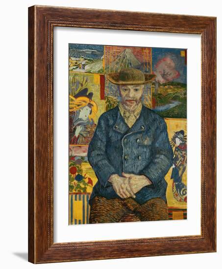 Le Pere Tanguy, c.1887-Vincent van Gogh-Framed Giclee Print