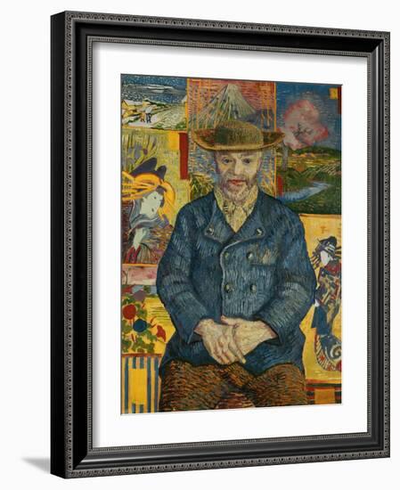 Le Pere Tanguy, c.1887-Vincent van Gogh-Framed Giclee Print