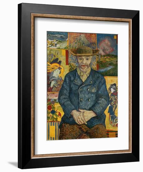 Le Pere Tanguy, c.1887-Vincent van Gogh-Framed Giclee Print