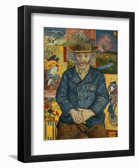 Le Pere Tanguy, c.1887-Vincent van Gogh-Framed Giclee Print