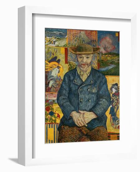 Le Pere Tanguy, c.1887-Vincent van Gogh-Framed Giclee Print