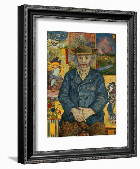 Le Pere Tanguy, c.1887-Vincent van Gogh-Framed Giclee Print