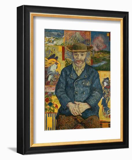 Le Pere Tanguy, c.1887-Vincent van Gogh-Framed Giclee Print