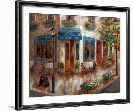 Le Petit Café-null-Framed Art Print