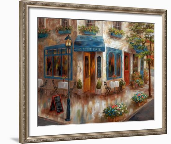 Le Petit Café-null-Framed Art Print