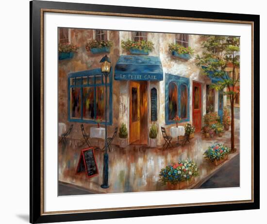 Le Petit Café-null-Framed Art Print