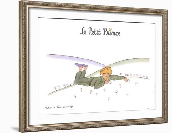 Le Petit Prince reveur-Antoine de Saint Exupery-Framed Art Print