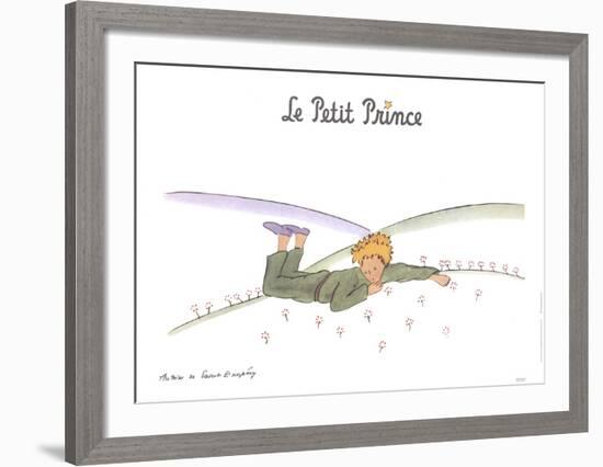 Le Petit Prince reveur-Antoine de Saint Exupery-Framed Art Print