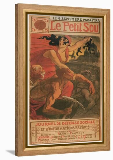 Le Petite Sou, 1900-Théophile Alexandre Steinlen-Framed Premier Image Canvas