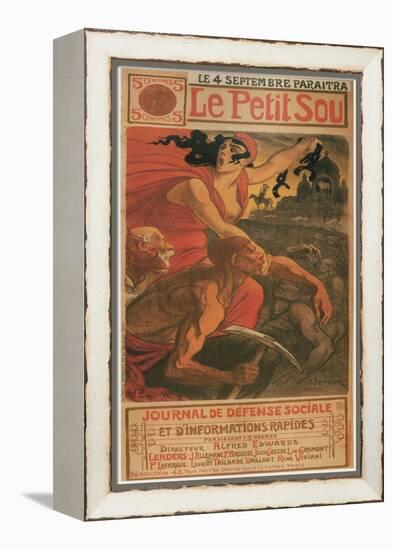 Le Petite Sou, 1900-Théophile Alexandre Steinlen-Framed Premier Image Canvas