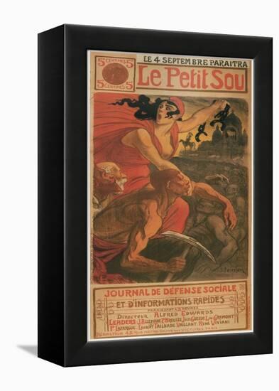 Le Petite Sou, 1900-Théophile Alexandre Steinlen-Framed Premier Image Canvas