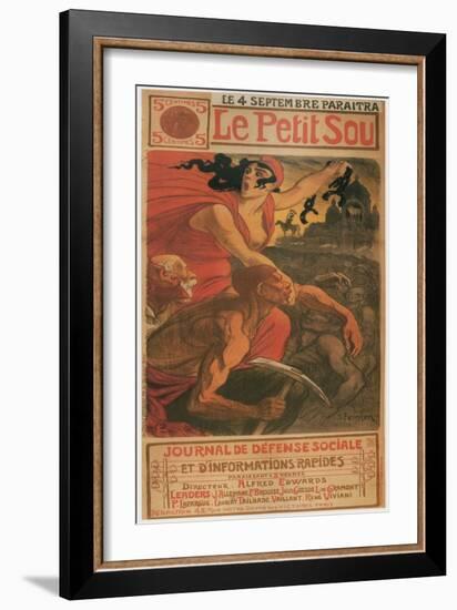 Le Petite Sou, 1900-Théophile Alexandre Steinlen-Framed Giclee Print