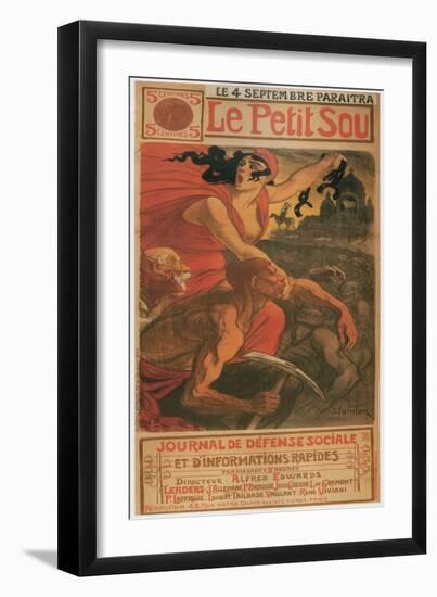 Le Petite Sou, 1900-Théophile Alexandre Steinlen-Framed Giclee Print