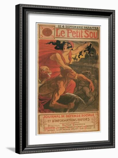 Le Petite Sou, 1900-Théophile Alexandre Steinlen-Framed Giclee Print