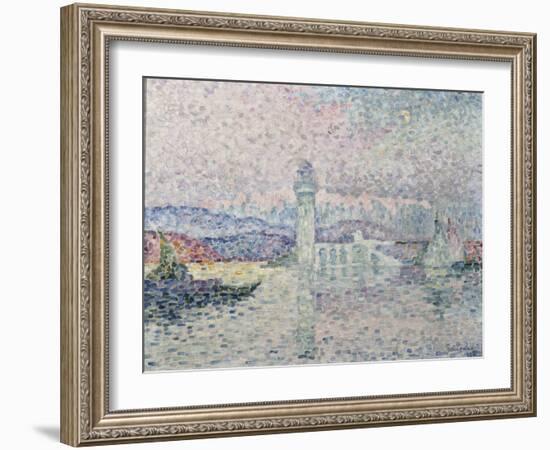 Le Phare d'Antibes-Paul Signac-Framed Giclee Print