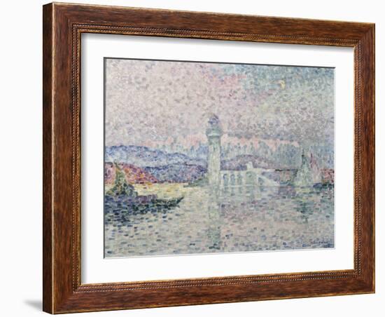 Le Phare d'Antibes-Paul Signac-Framed Giclee Print