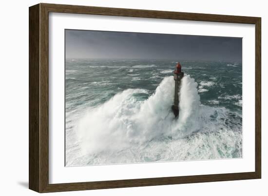 Le Phare De La Jument Dans La Tempête Ruzica-Mathieu Rivrin-Framed Photographic Print